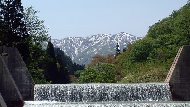 大勘場の堰堤