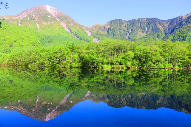 初夏の上高地