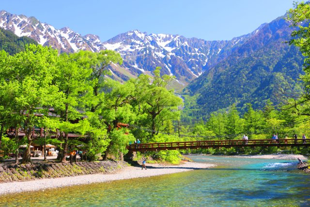 初夏の上高地