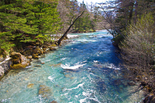 清流 梓川