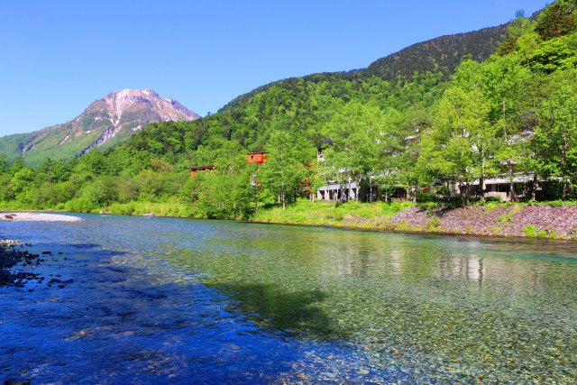 初夏の上高地