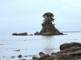 雨晴海岸の風景