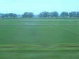 車窓から見た田園風景