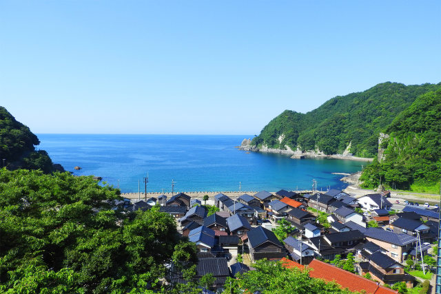 餘部の海-空の駅から