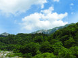 大山北壁-大山寺橋から