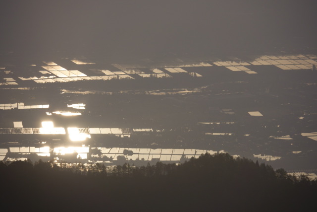 安曇野の太陽