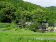 初夏の山村風景