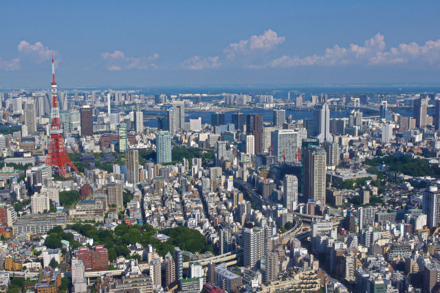 東京タワーとベイエリア