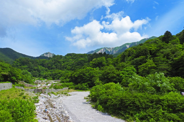 大山北壁-大山寺橋から2