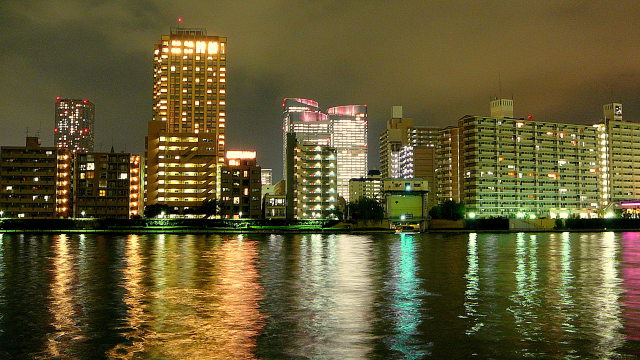 隅田川の夜景