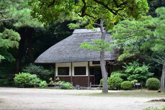 小石川後楽園の丸八屋