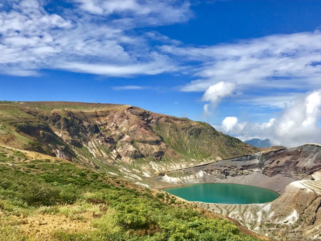 盛夏の蔵王山