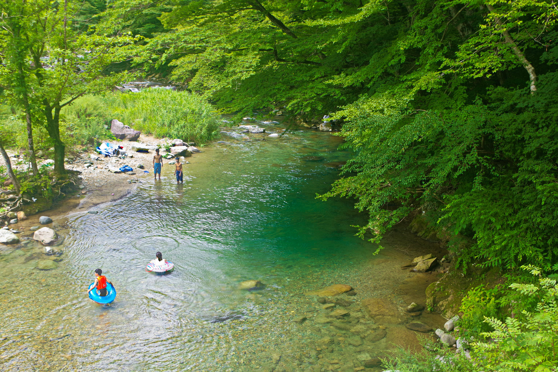 日本の風景 透き通る渓谷 木の俣渓谷 壁紙19x1280 壁紙館