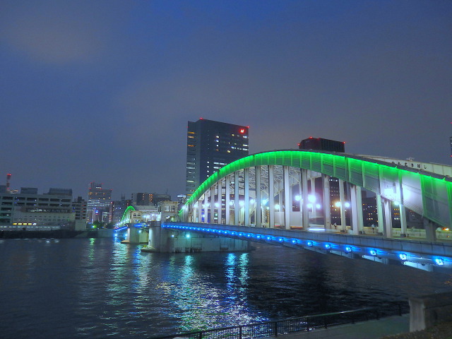 勝鬨橋の夜景