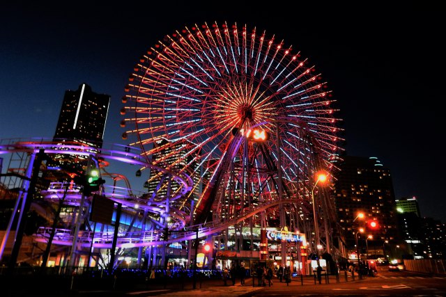 コスモワールドの夜景