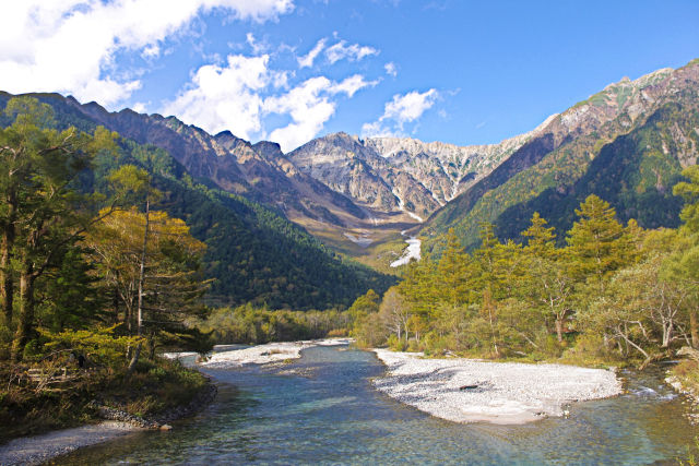 初秋の上高地