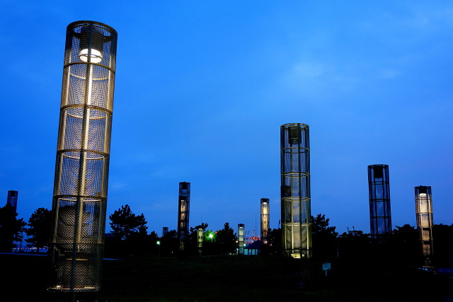 大黒海釣り公園の夜景