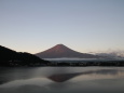 夜明けの富士山