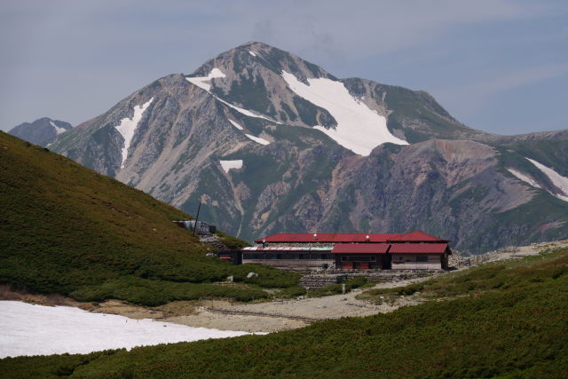 鷲羽岳と双六小屋