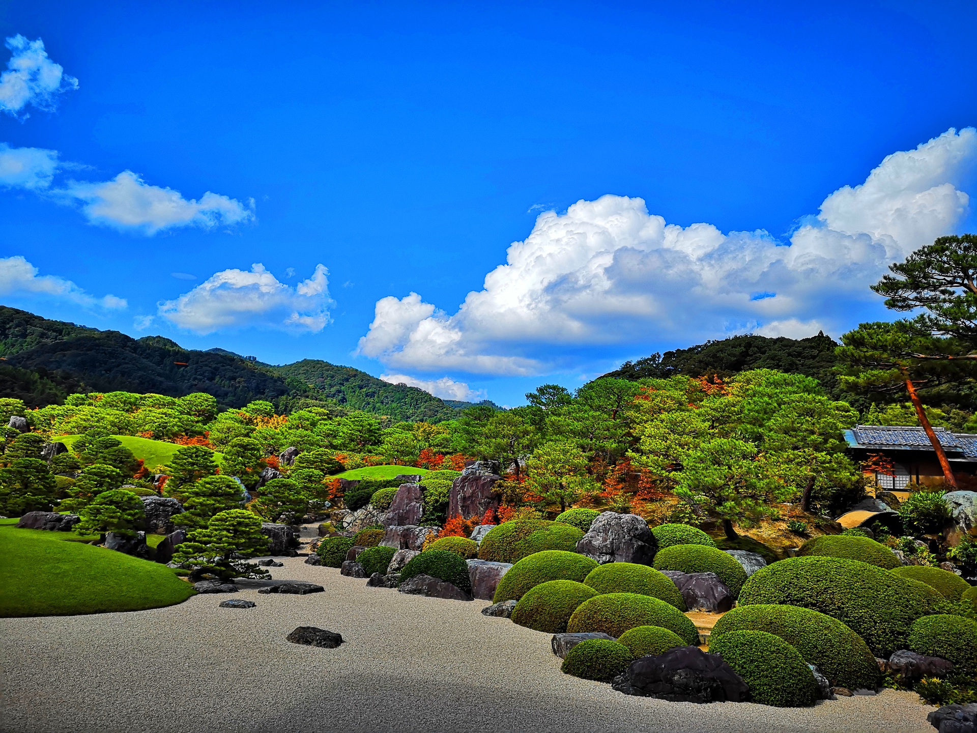 日本の風景 10月の足立美術館 壁紙1920x1440 壁紙館