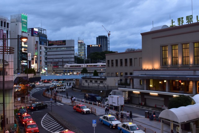 上野駅付近