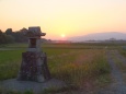 静かな秋の夕暮れ