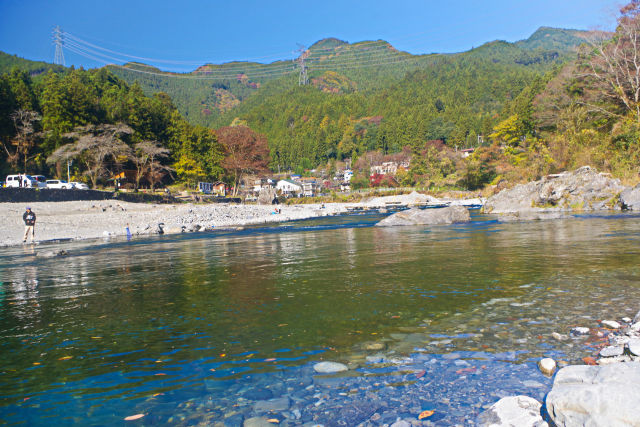 御岳渓谷の秋