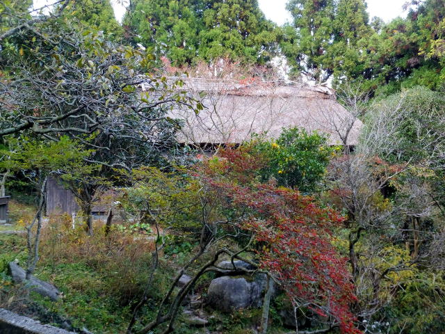 晩秋の山里