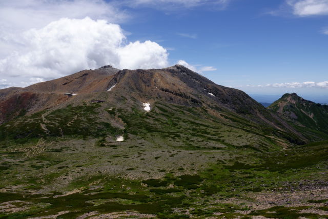 御嶽山と賽の河原