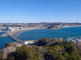 江の島から鎌倉の海