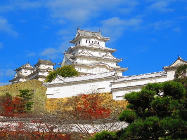 初冬の姫路城