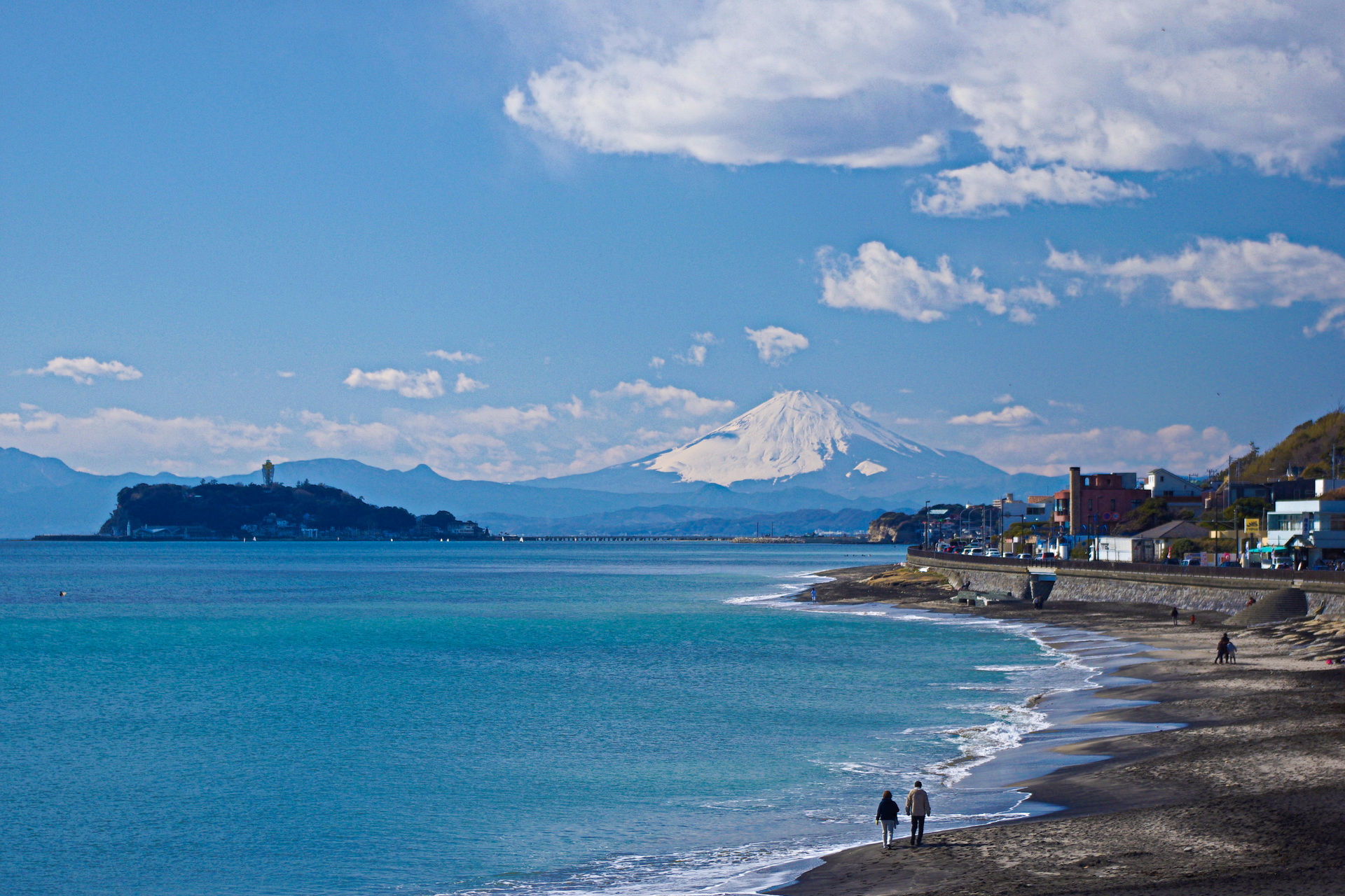 日本の風景 湘南冬景色 壁紙19x1280 壁紙館