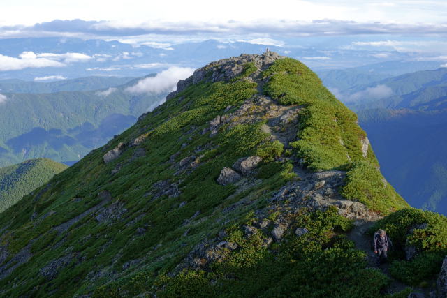 塩見岳西峯