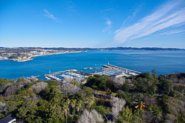 江の島から湘南の海