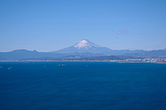 湘南の海と富士山