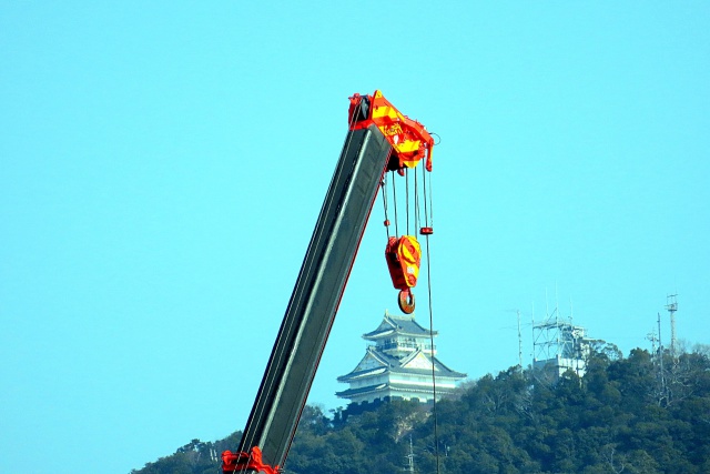 岐阜城を釣り上げる 