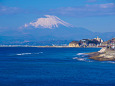 鎌倉から望む富士山