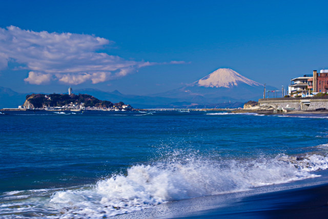 富士山と江の島