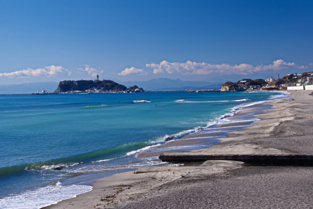 湘南海岸 冬景色