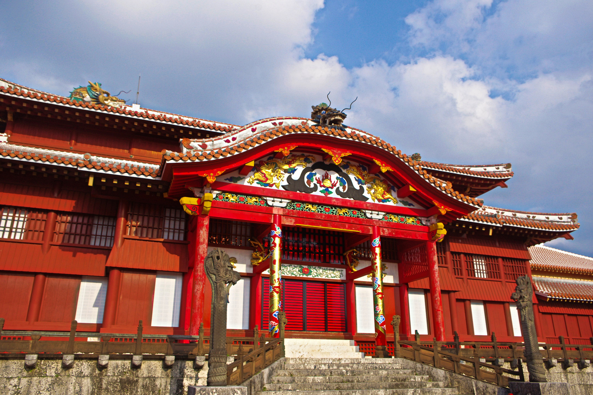 日本の風景 首里城 正殿 壁紙19x1280 壁紙館