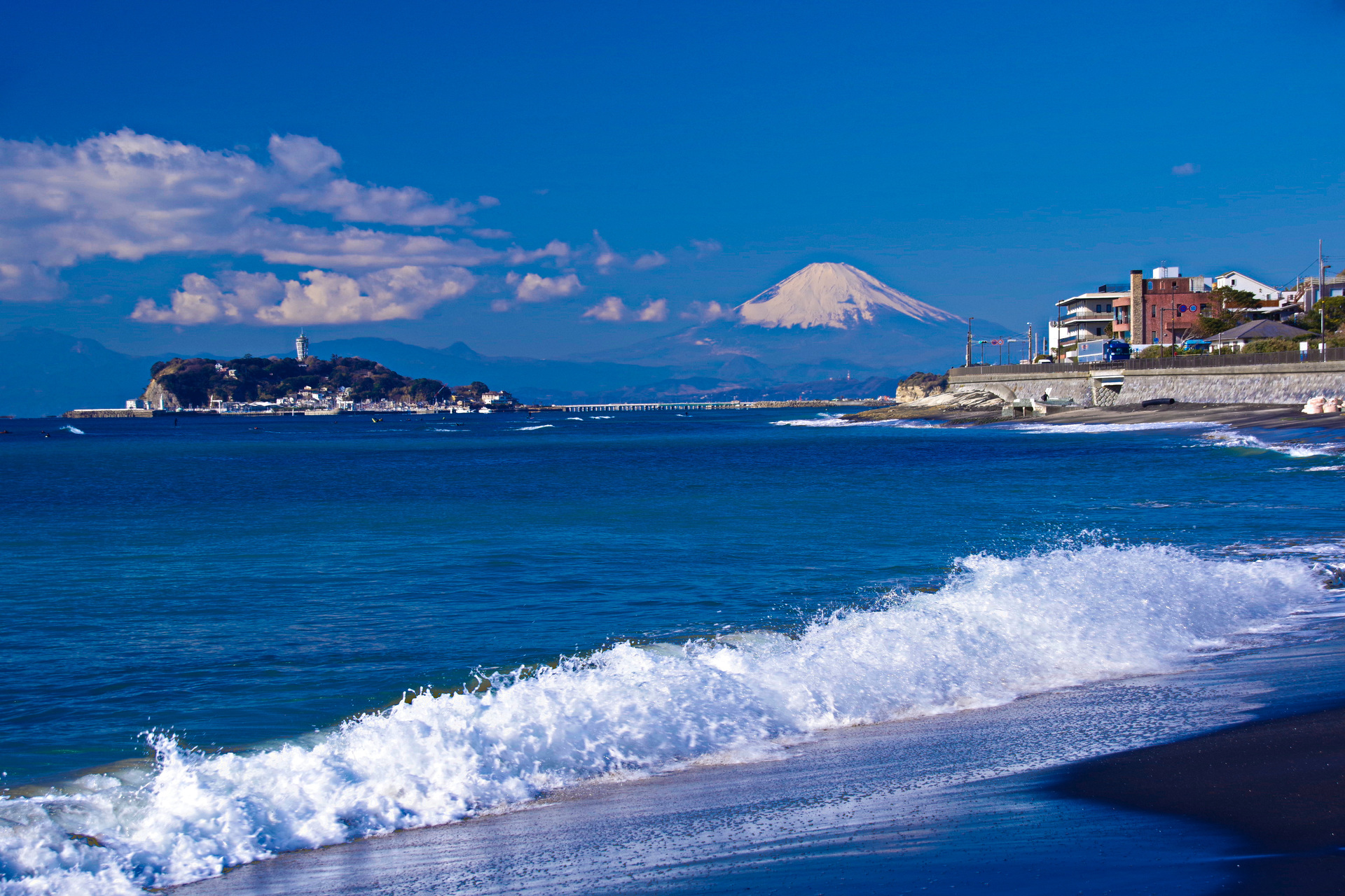 日本の風景 湘南 冬景色 壁紙19x1280 壁紙館