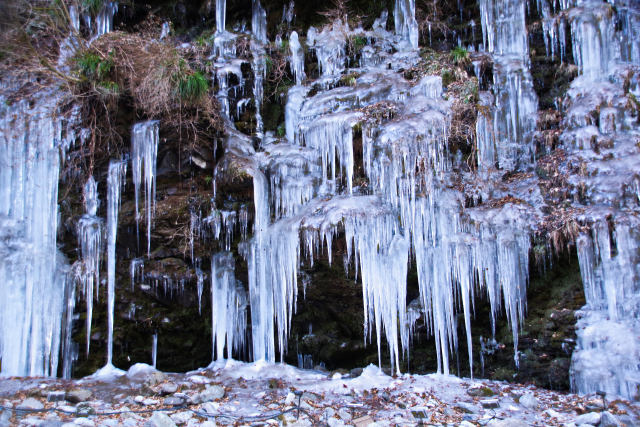 三十槌の氷柱 天然ゾーン