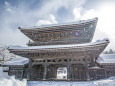 雪の真宗大谷派井波別院瑞泉寺