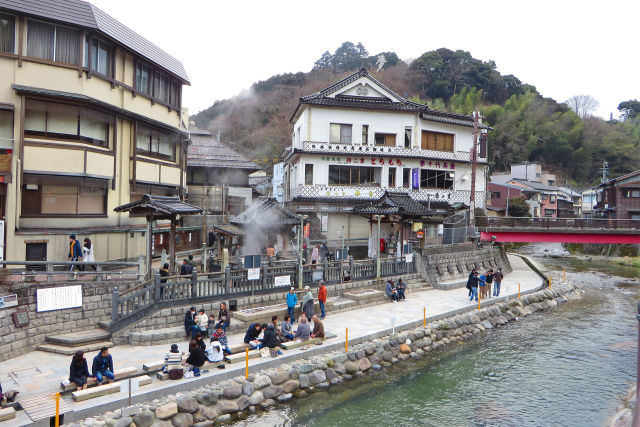 湯村温泉 荒湯