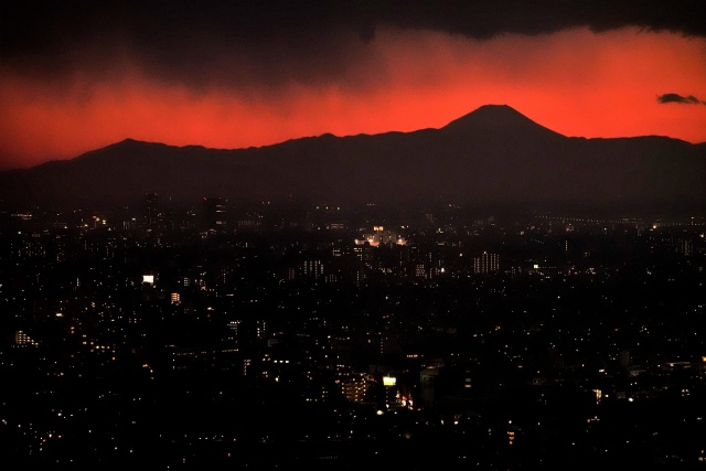 昨日の富士山