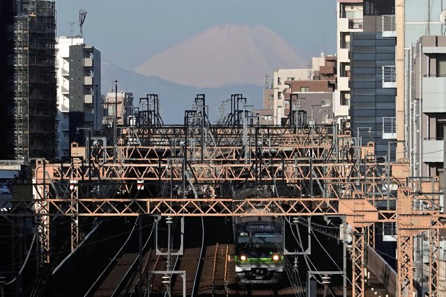 富士山と都営新宿線