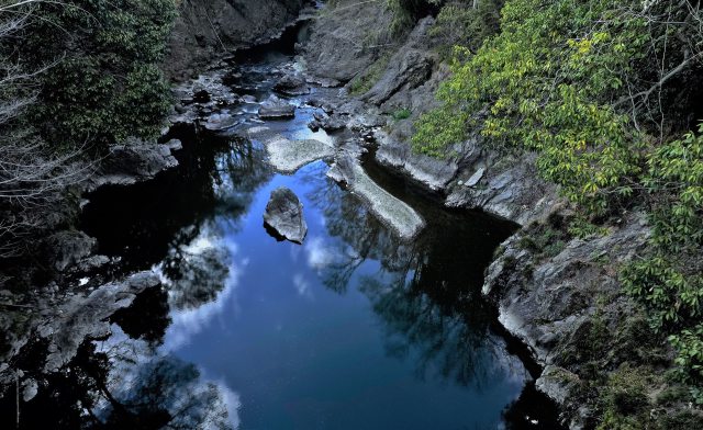 可児川の景観