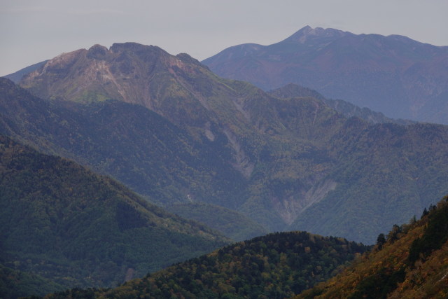 焼岳と乗鞍