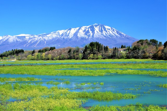 御所湖からの風景