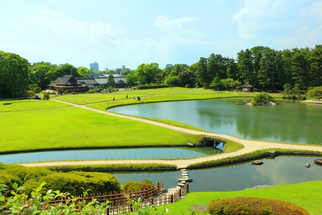 新緑の後楽園